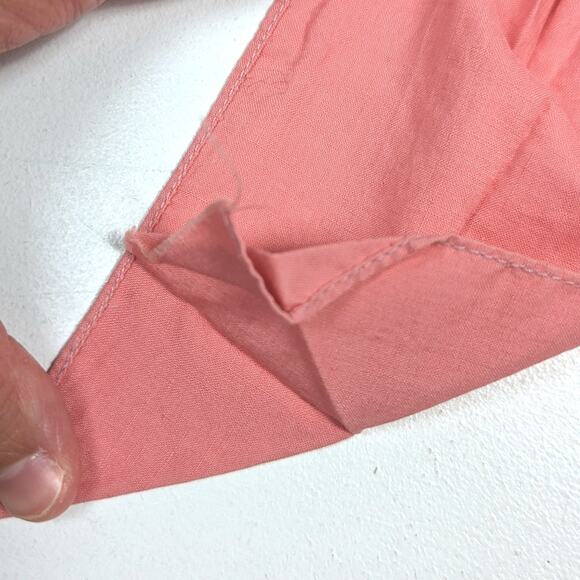 Vtg Love Dress 60s Baby Girls Sz 6-12m Full Circle Salmon Pink Classic - Picture 6 of 9